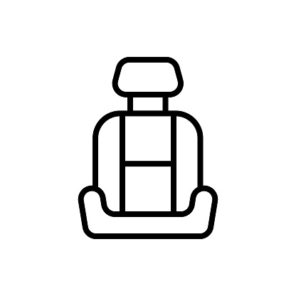 Car Seat icon in vector. Logotype