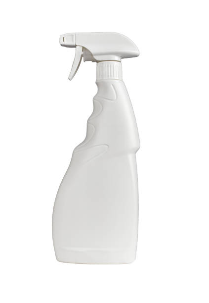 istock Spray bottle mockup, detergent sprayer mock-up isolated on whit ebackground 1474387409