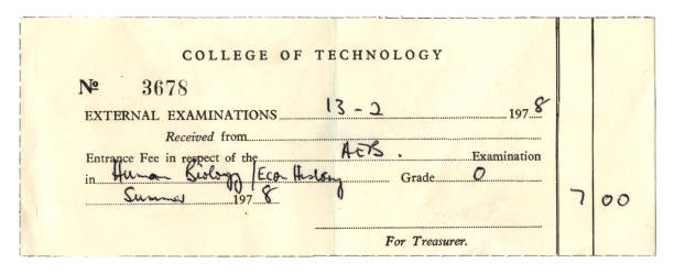 istock College of technology exam fee receipt, 1978 1474387673