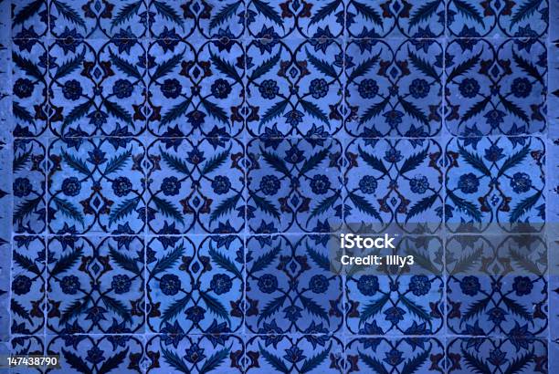 Arcaico Iznik Mosaicos Com Padrão Floral - Fotografias de stock e mais imagens de Elegância - Elegância, Moldura Completa, Muro Circundante