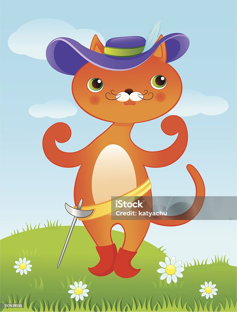 Puss In Boots Stock Vektor Art und mehr Bilder von Gestiefelter Kater ...