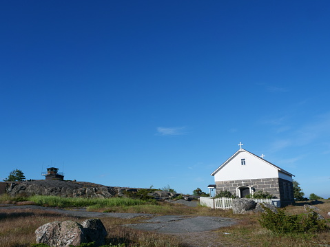 An old church on the island of Utö in Finland