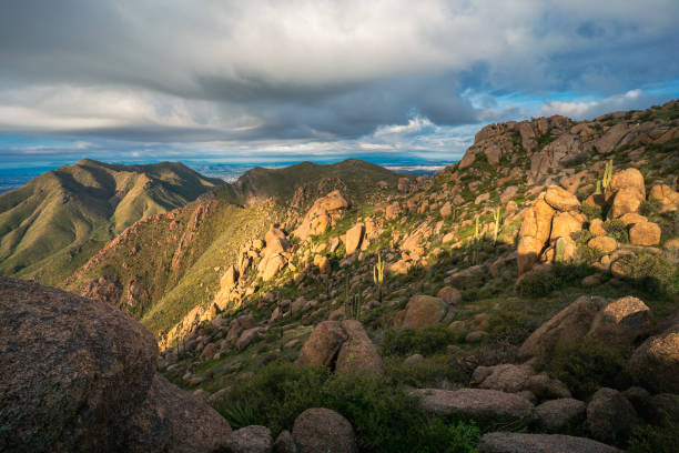 istock Sunrise in the majestic McDowell Mountains 1474395227