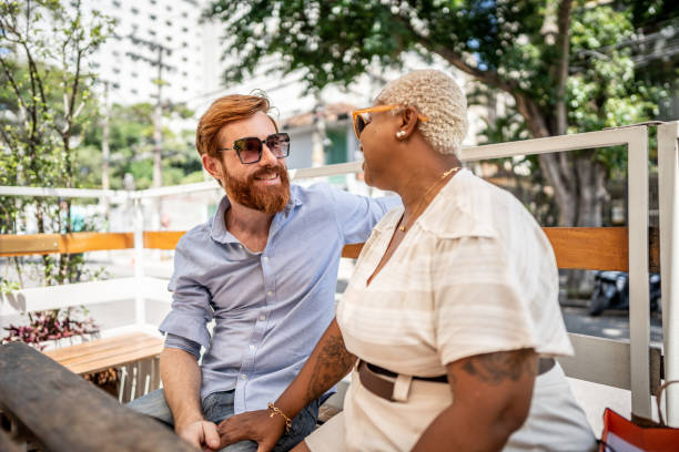 istock Mature couple talking outdoors 1474395941