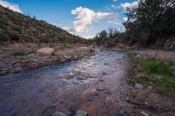 istock Blue Wash flows swiftly after spring rains 1474395981
