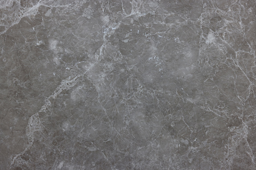 Gray marble textured background with copy space