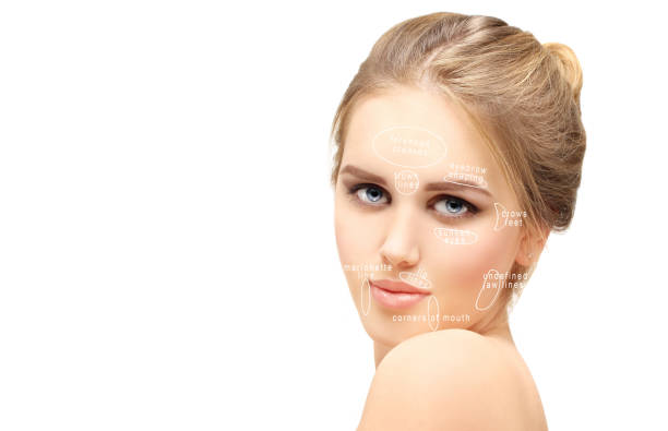 istock Treatment area for anti-wrinkle injection 1474399994