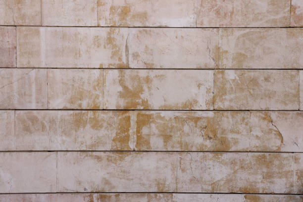 Cream color marble textured background with copy space