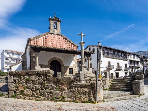 Hermitage in the town square of Candelario, Spain