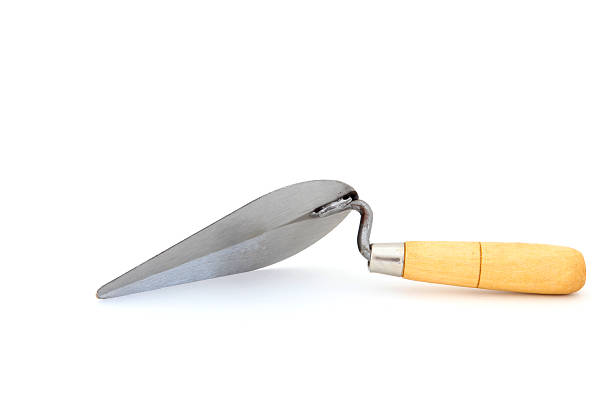 istock isolated of lute trowel for construction over white 147440975