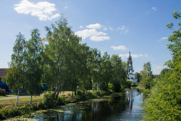 istock Intercession Church with a reflection in the river in Yuriev-Polsky 1474416274