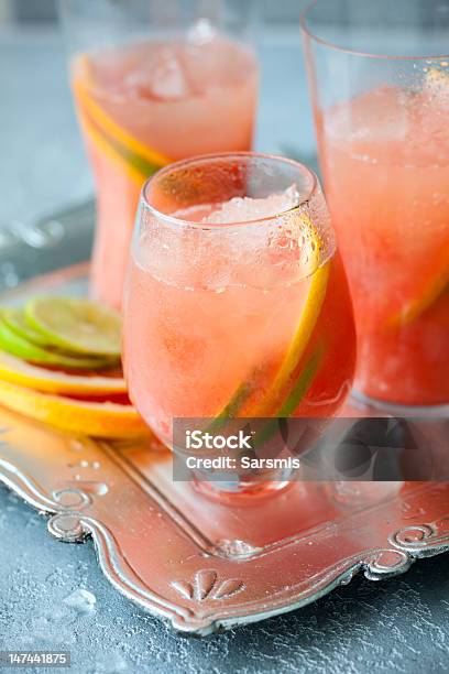 Pink Grapefruit Drinks Stock Photo - Download Image Now - Alcohol - Drink, Aperitif, Citrus Fruit