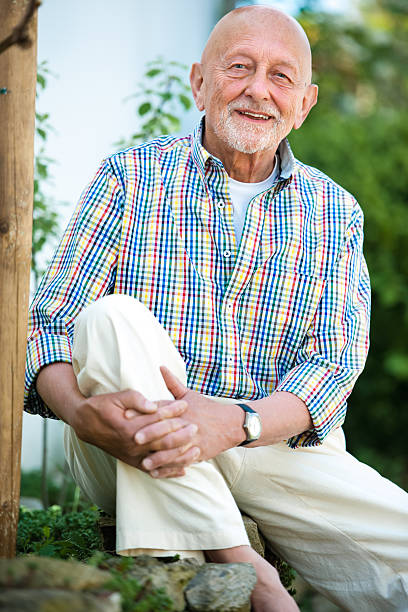 istock Portrait of senior man 147442346