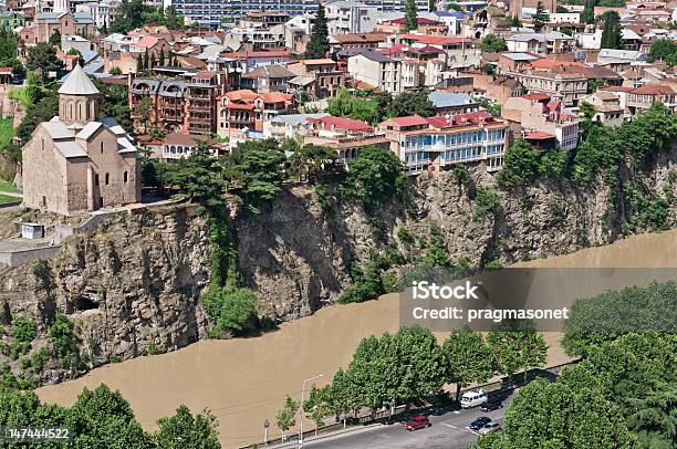 Tbilisi Georgia City View Stock Photo - Download Image Now - Architecture, Built Structure, Capital Cities