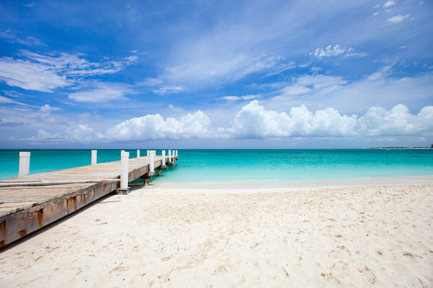 mar do caribe - providenciales - fotografias e filmes do acervo