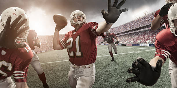istock American Football Player About to Throw 147444661
