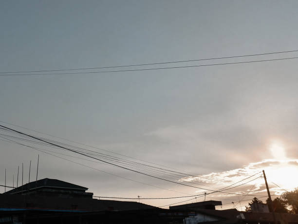 istock Sunset looks very warm and beautiful 1474447628