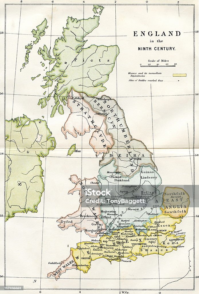 Англия в 9 веке карта купить ферму в германии