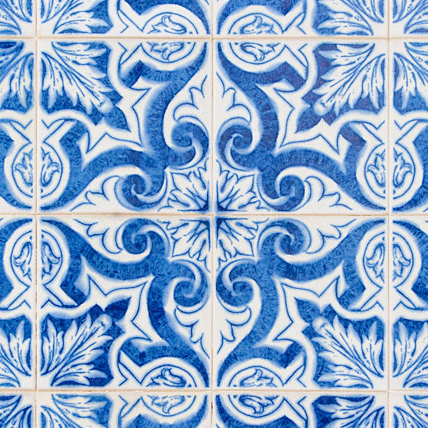 istock Vintage Azulejo texture from Portugal 147447003