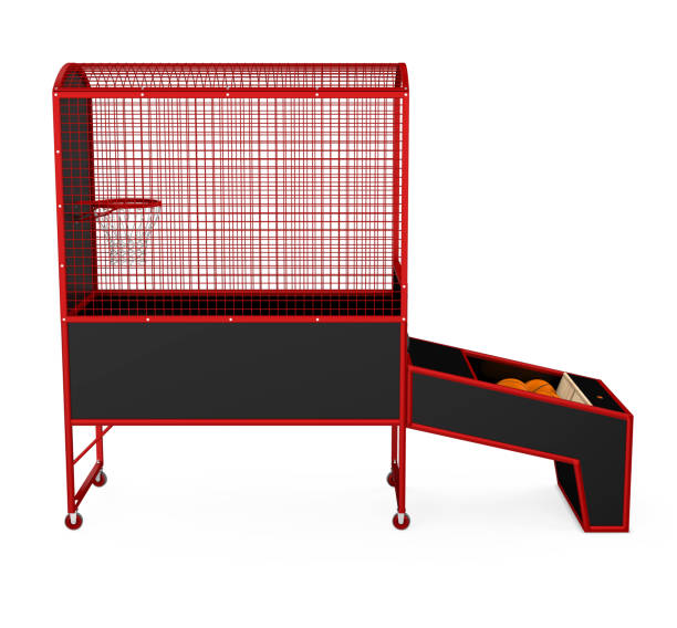 istock Arcade Basketball Machine Isolated 1474472447