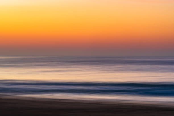istock Soft and silky abstract sunrise at the seaside 1474475763