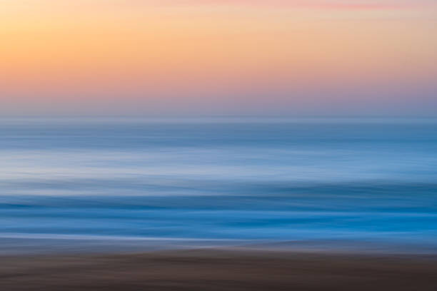 istock Soft and silky abstract sunrise at the seaside 1474475773