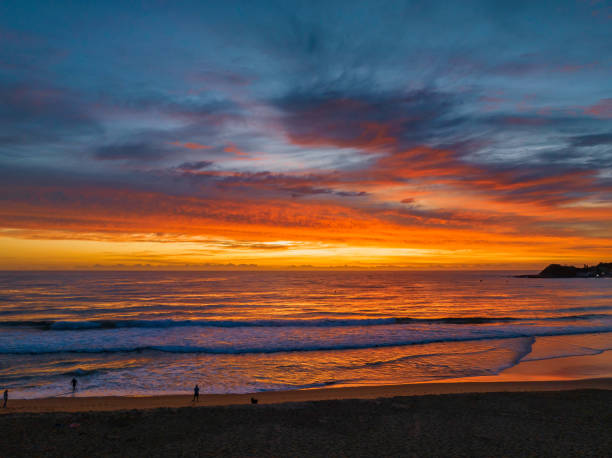 istock Sensational high cloud sunrise at the seaside 1474476078