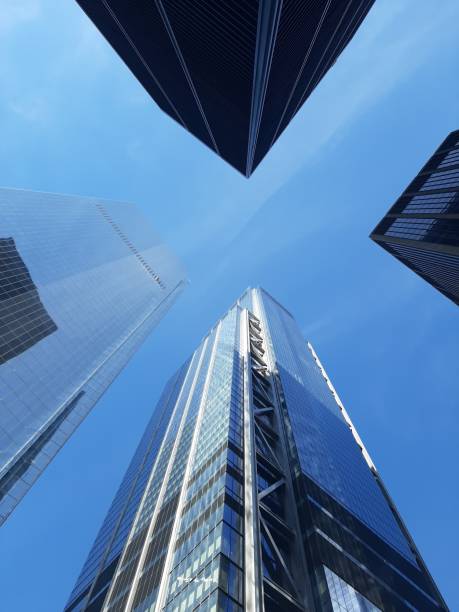 istock Low Angle View of Four Skyscrapers in New York 1474479148