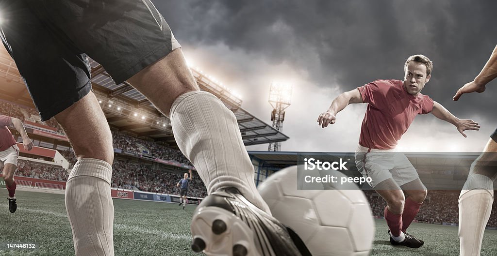 Action de football - Photo de Adulte libre de droits