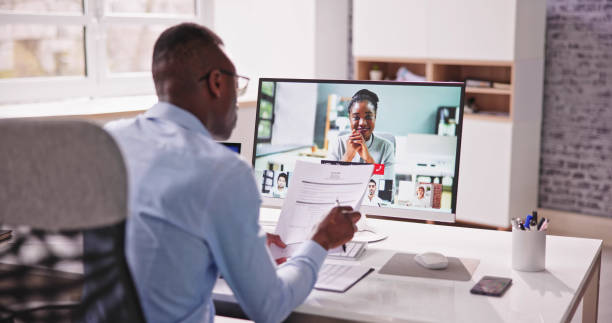 istock Online Video Conference Job Interview Meeting 1474486785