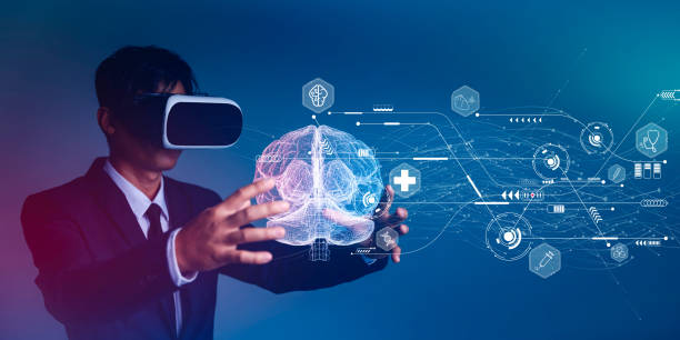 istock Digital healthcare and network connection on hologram modern virtual screen interface, Science, medical technology and futuristic concept. Medicine doctor analyzes and diagnoses data of the patient 1474491188