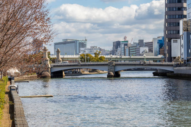 istock Naniwa Bridge over Tosabori River in Osaka 1474491215