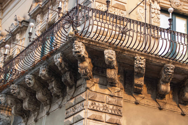 istock baroque style decorations on Acireale buildings 1474493462