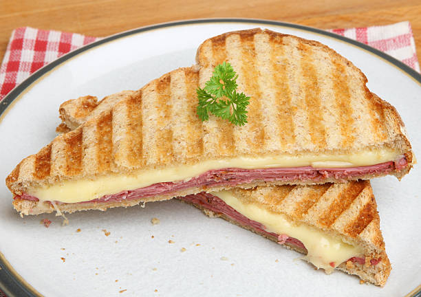 istock Toasted Sandwich with Pastrami & Cheese 147449871