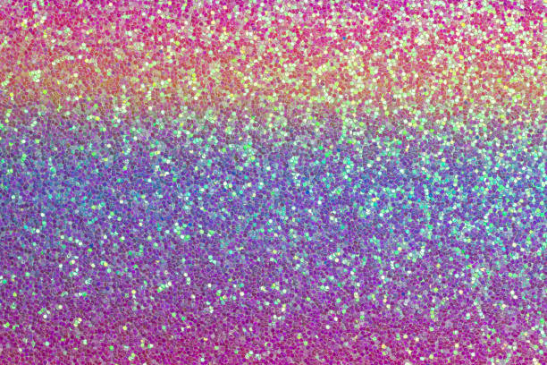istock Neon colors. Shimmering glitter full frame background. Holographic texture 1474510763