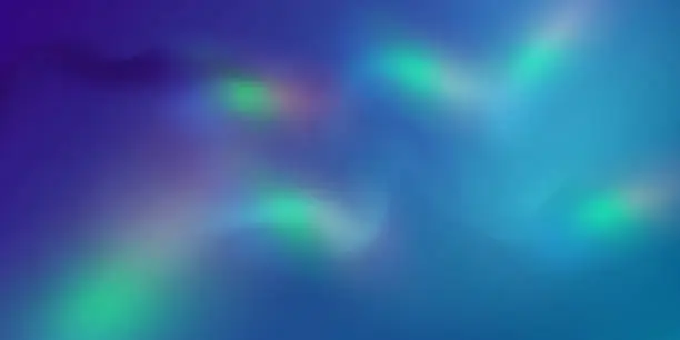 Vector illustration of Blurred gradient blue defocused background vector