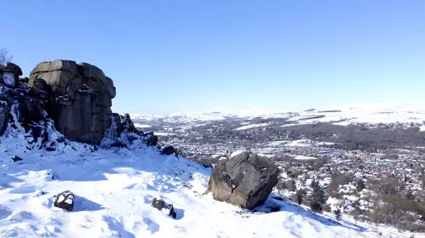 Snow on Ilkley Moor - Yorkshire