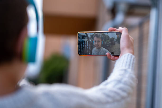 istock A boy takes a selfie. 1474522627