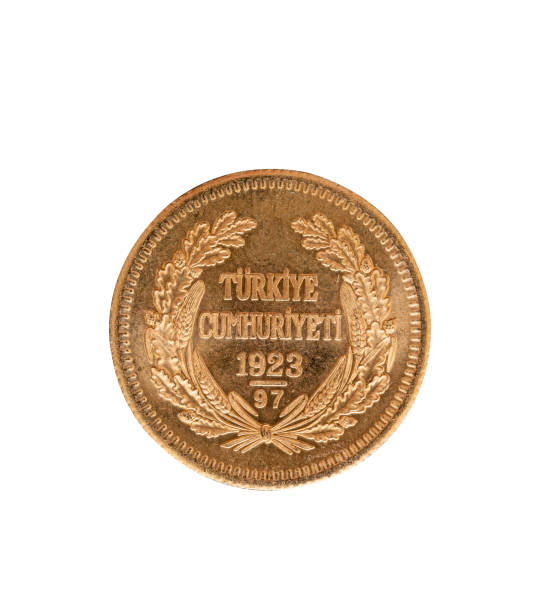 istock Turkish Traditional Gold Coin Called Ata 1474525476