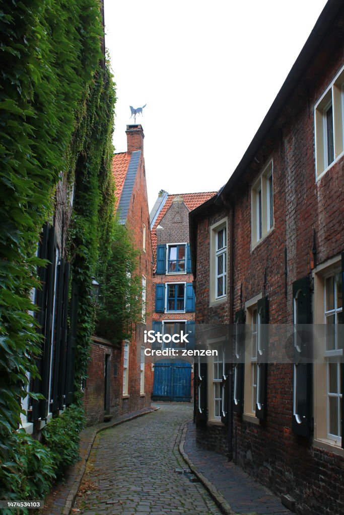 Old houses in Leer, East Frisia City of Leer, East Frisia City Stock Photo