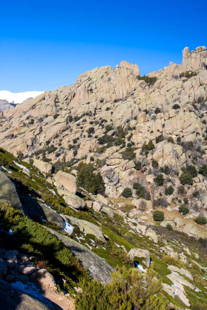 istock Granite cliffs in the La Pedriza natural park 1474535187