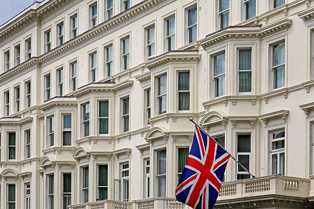 istock London apartment building with Union Jack 147453715