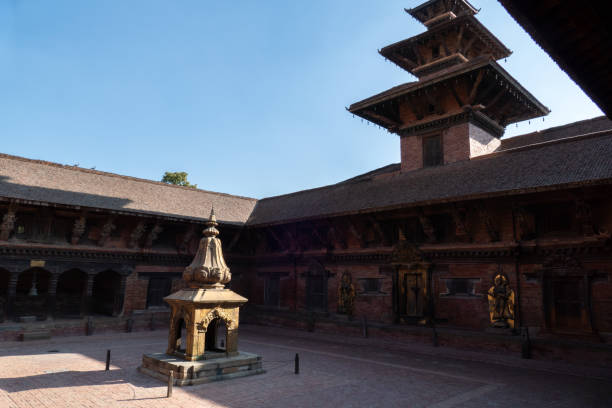 istock Old Temple in Patan Durbar Square in Nepal 1474546097