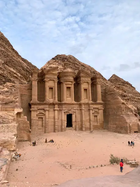 Ad-Deir or The Monastery in the Lost City of Petra