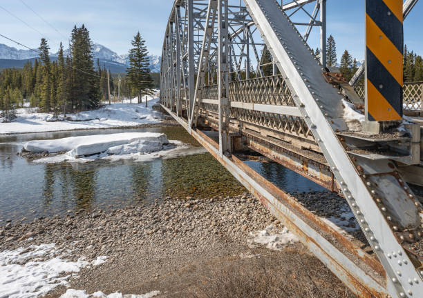 istock Old Steel Truss Bridge at Castle Junction 1474557656