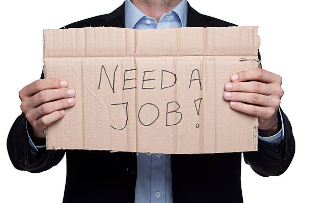 istock Looking for a job isolated on white 147456695