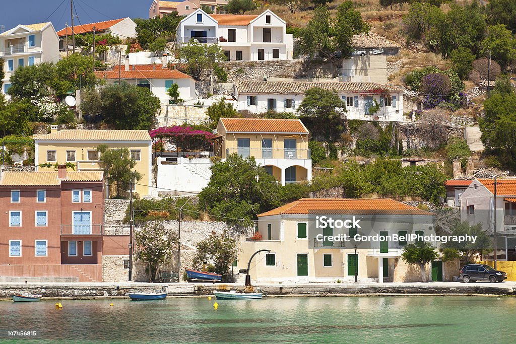 Assos Assos on the island of Kekalonia in Greece Assos - Greece Stock Photo