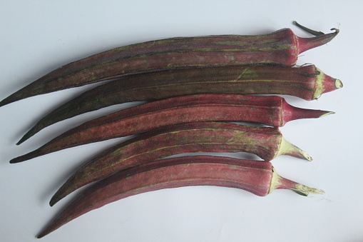red okra fruit can lower blood sugar and cholesterol levels, treat constipation and prevent colon cancer and prevent free radicals