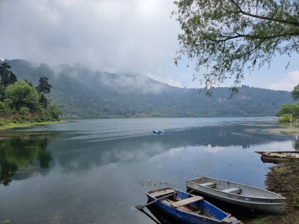 istock Lagoon and small boats 1474576148