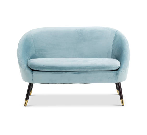 istock quilted fabric classical art deco style armchair on decorative brass legs isolated on white background with clipping path. Front view, series of furniture 1474584164
